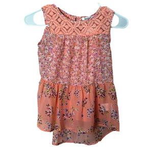 Pink Tiered Babydoll Top from Speechless KIDS  Sz Small